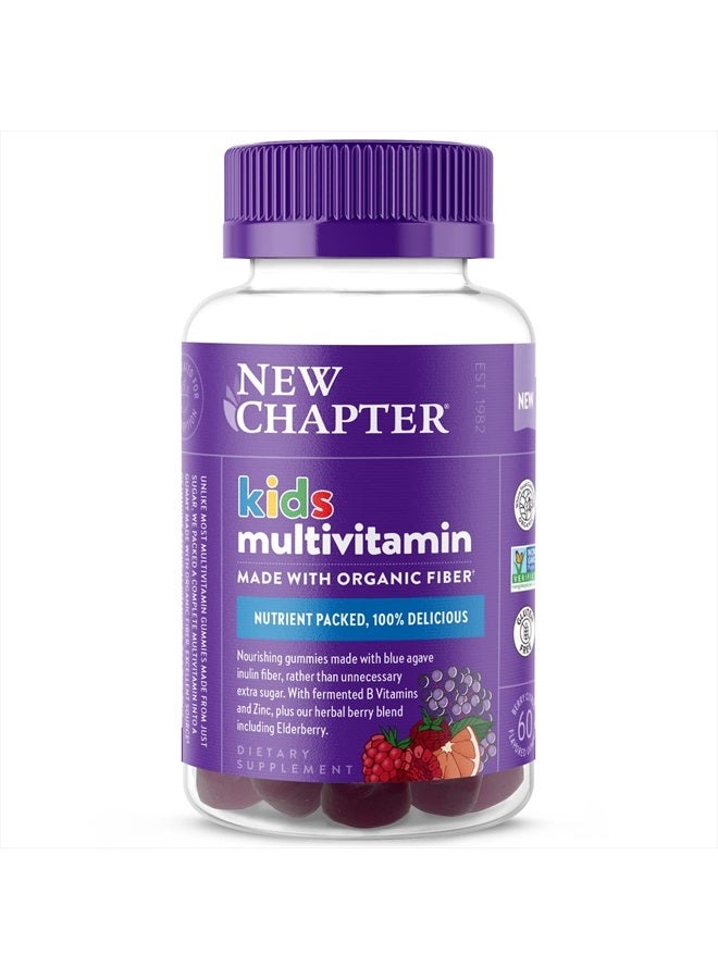New Chapter, Kid's Multivitamin Gummies, Berry Citrus, 60 Gummies - Image 1