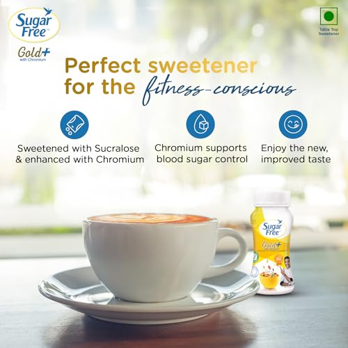 Sugar Free Gold, 100g, Jar (Pack of 2)| Equivalent to Sweetness from 2kg Sugar| India's No.1 Sweetner| Sweet like Sugar with Low Calories| Scientifically Proven & Tested - Image 2