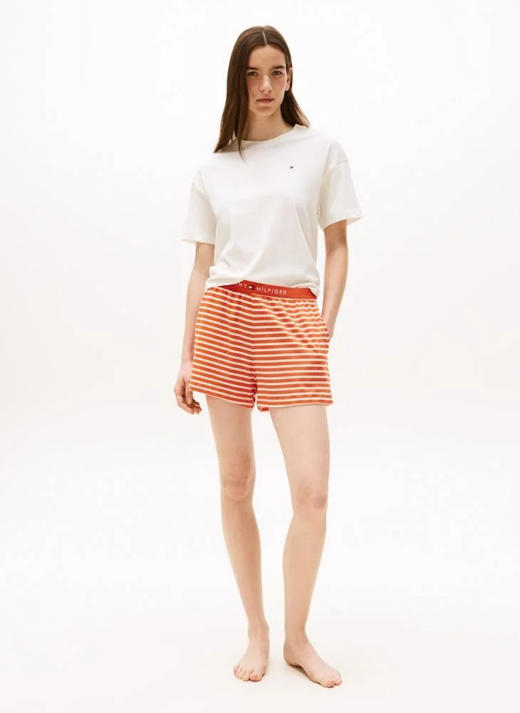 TOMMY HILFIGER High Waist Pyjama Shorts