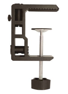 Replacement Heavy Duty C Clamp for 1/2” Base Phone I pad Mount,Tablet Mic Holder,Magnifying Lamp,Desk Lamp,Swing Arm Lamp,Table Mount Clamp for Microphone Stand Mic Boom Arm (G2 BLACK)