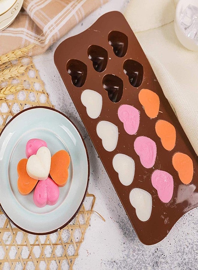 Zordik Heart Shape 15 Cavity Silicone Chocolate Moulds (Set of 2) - Image 3