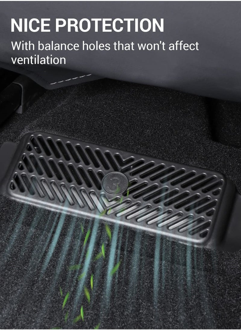 SYOSI Backseat Air Vent Cover for Tesla Model 3, Rear Under Seat Air Condition Outlet Grille Protector, Compatible with 2016-2023 Model 3, Air Flow Vent Grille Protection, 2 Pack  - Image 4