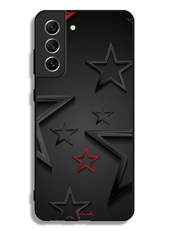 Tolwak غطاء حماية لهاتف سامسونج جالاكسي S21 FE 5G بنمط النجوم - Image 3