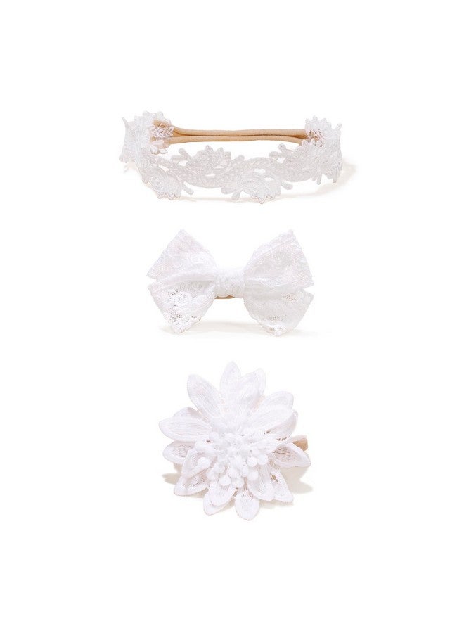 BFNAAgirl New Model Baby Girl Nylon Headbands Nylon Flower Elastic Hairbands 3pcs Hair Accessories Gift for Newborn Infant Toddlers (BF-XKFD005) - Image 1