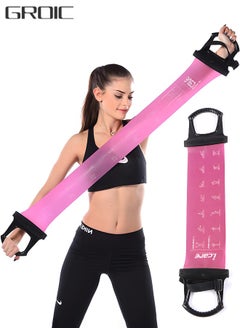 GROIC Adjustable Stretching Bands Yoga, Resistance Band Chest Expander Arm Back Shoulder Exercise Elastic Rope Stretch Fitness Band, Leg, Hand Stretcher, Arm Exerciser for Yoga Pilates, Home Gym Workout  - Image 1