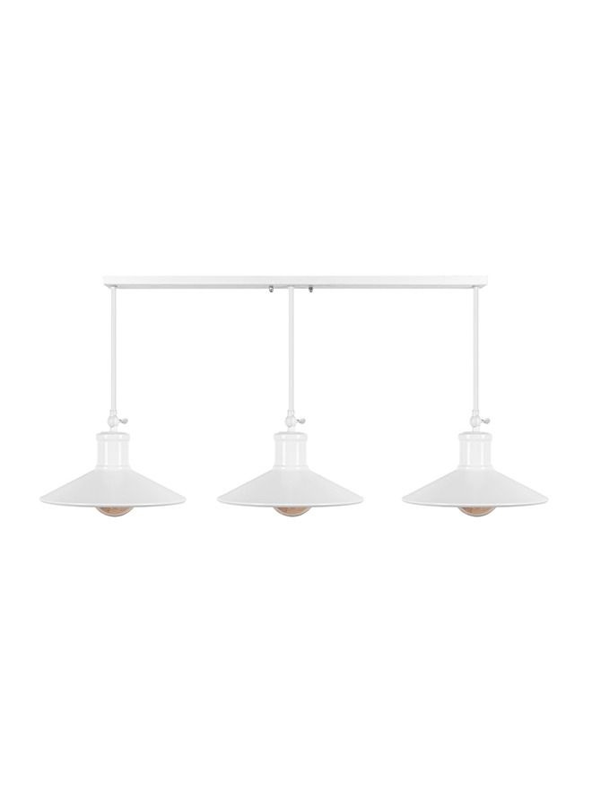 El Rawda Lighting Ja Ceiling Lamp | modern decorative LED E27 pendant light ceiling lamp hanging | suitable for any room | Color: White | Size: 37x90x37 cm - Image 2