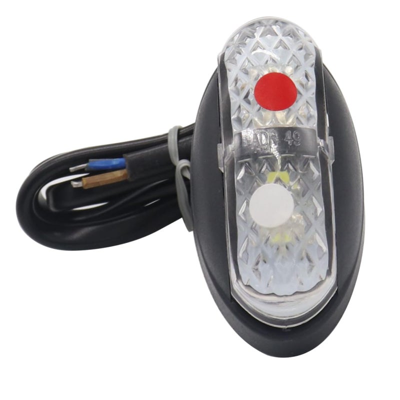 Red White LED Side Marker Lights For Trucks High Brightness Durable Trailer Position Lamps Easy Installation Low Power Consumption - Image 2