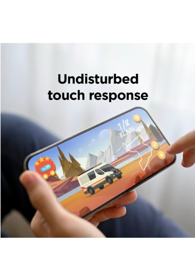 أوريجنال واقي شاشة الخصوصية لهاتف سامسونج جالاكسي S24 بلس - زجاج مقسّى مضاد للكهرباء الساكنة مع خصوصية ESD، صلابة 9H، مضاد للتجسس، مقاوم للغبار، ملمس فائق النعومة - Image 4