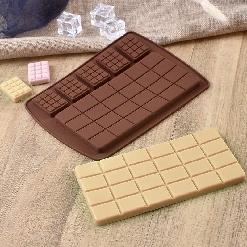 Undy Break Apart Silicone Chocolate Bar Moulds 6 in1 Homemade Protein and Energy Bar Moulds Reusable Silicone Mould - Image 5