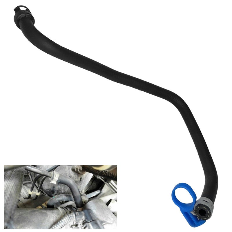 SWQS Engine Coolant Radiator Inlet Hose Upper Radiator Coolant Reservoir Water Tank Overflow Hose Replacement Engine Bypass Hoses for 20112016 Chevrolet Chevy Cruze GM Sonic 13251447 13408385 - Image 2