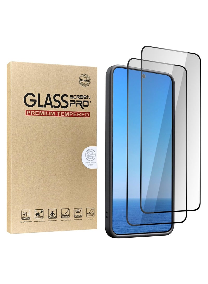 Generic 2-Pack Tempered Glass Screen Protector for Samsung Galaxy S25 Ultra [Support Fingerprint Unlock] [Full Coverage] with Transparent HD Clear Anti-Scratch S 25 25Ultra S25Ultra (Galaxy S25  - Image 1