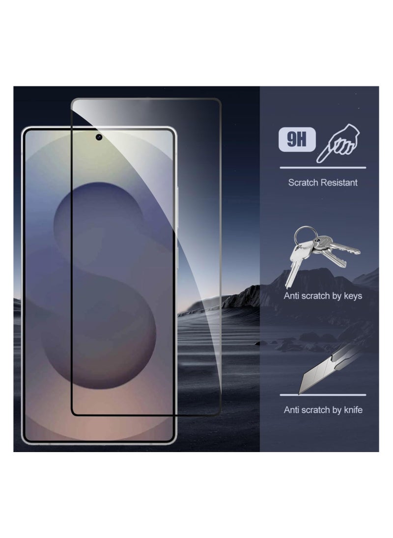 Generic 2-Pack Tempered Glass Screen Protector for Samsung Galaxy S25 Ultra [Support Fingerprint Unlock] [Full Coverage] with Transparent HD Clear Anti-Scratch S 25 25Ultra S25Ultra (Galaxy S25  - Image 2