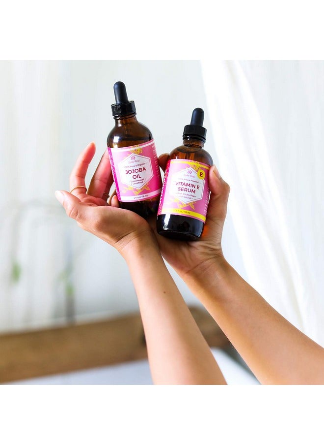 Leven Rose Leven Rose Vitamin E Oil Serum 100% Pure Organic All Natural Face, Dry Skin & Body Moisturizer Treatment, Hair & Nail Growth Oil, Pure Makeup Remover, Acne Cleansing Oil Large 4 oz  - Image 3