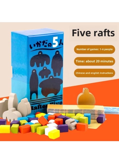 Circassie Scout SCOUT Start-up Company STARTUPS DURIAN Durian To Forget To Return To Bamboo Forest For Party Board Game-Specifications:【rafter Five】five Raft夫 Chinese And English Bilingual