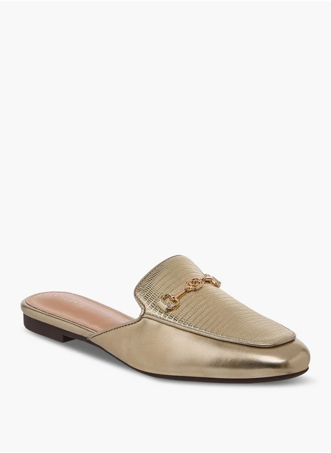 Celeste Women's Metal Accent Slip-On Mules