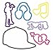 Amigo Silly Bandz Shaped Rubber Bands Bracelets 24Pack Justin Bieber - Image 3