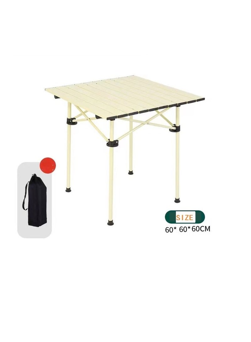 Bestway FOLDING CAMPING TABLE SIZE: 60*60*60CM (ALLOY) - H102 - Image 1