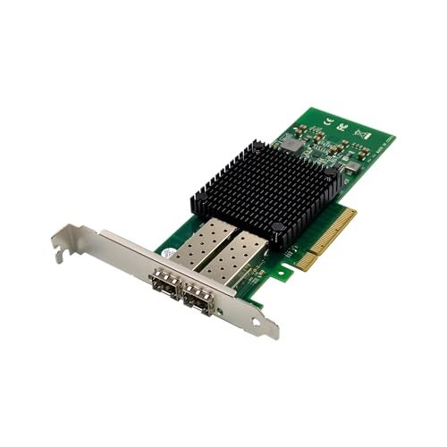 Millennium Technology 10Gb Dual SFP+ Port Ethernet Converged Network Adapter PCIe x8 with X520 82599ES Chipset DA2 - Image 2