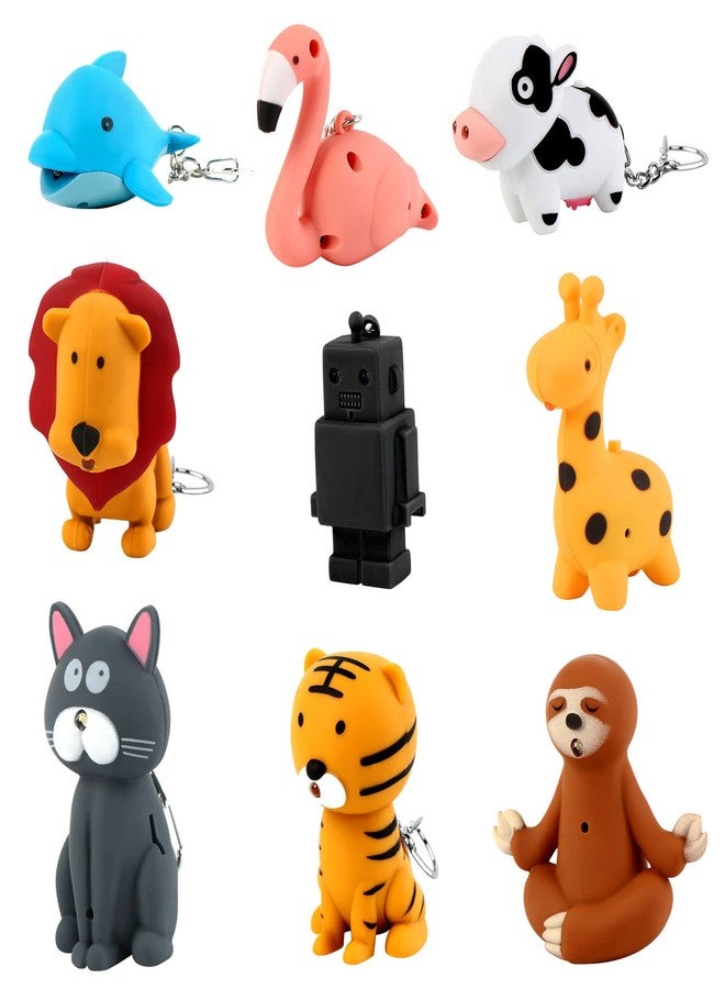 Oppaxf 9 Styles Pediatric Nurse Flashlight Keychain - Animal & Badge Light, Pen Lights for Nurses, Type 2, 1 inches, Modern - Image 1