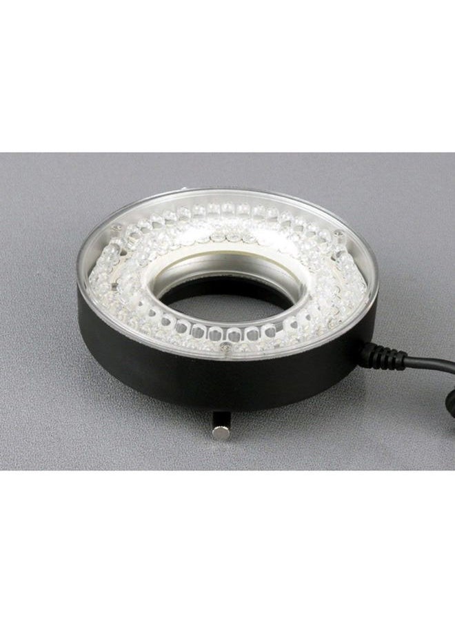 AmScope LED-80MB 80-LED Microscope Ring Light Black with Metal Body and Adapter  - Image 3