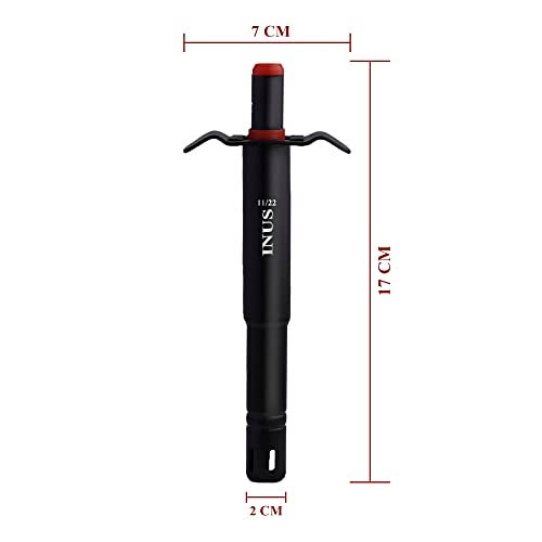 INUS Easy Grip Metal Regular Gas Lighters for Gas Stoves, Restaurants & Kitchen Use (Color - Black) Pack of 1 - Image 2