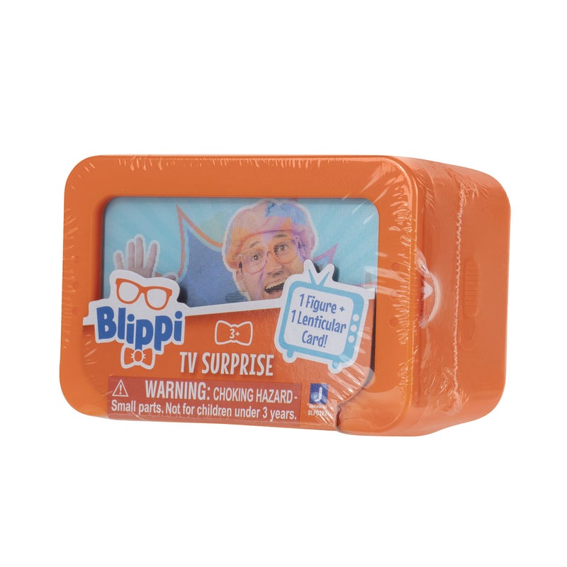 Blippi ستائر بلippi TV (متنوعة)، تشمل 6 شخصيات عشوائية بطول 3 إنش وبطاقات صور ثلاثية الأبعاد مع رمز QR - Image 3