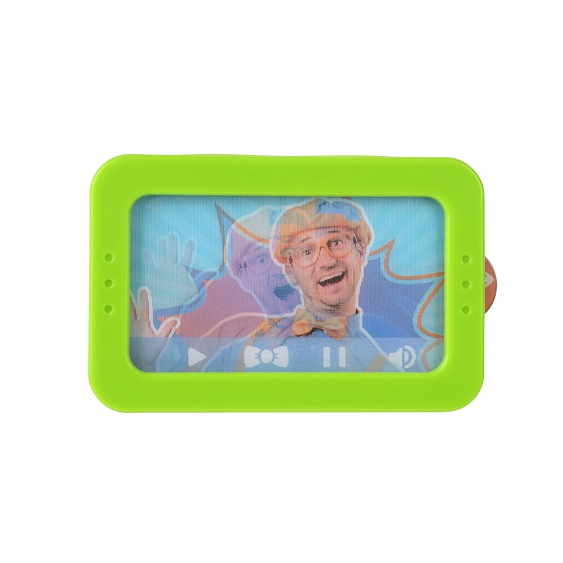 Blippi ستائر بلippi TV (متنوعة)، تشمل 6 شخصيات عشوائية بطول 3 إنش وبطاقات صور ثلاثية الأبعاد مع رمز QR - Image 2