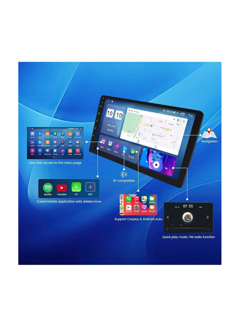 شيزا ستار ستيريو سيارة أندرويد لميتسوبيشي ميراج 2012 2013 2014 2015 2016 2017 2018 2019 2020 2021 2022 1 جيجابايت رام 32 جيجابايت روم 9 بوصة ميرورلينك واي فاي BT، شاشة لمس IPS مع كاميرا AHD متضمنة - Image 3