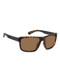 Polaroid Men's Polarized Rectangular Shape  Sunglasses PLD 2158/S GOLD 42 - Lens Size: 42.4 Mm - Mt Bw Hvn  - Image 2