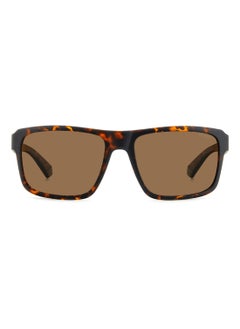 Polaroid Men's Polarized Rectangular Shape  Sunglasses PLD 2158/S GOLD 42 - Lens Size: 42.4 Mm - Mt Bw Hvn  - Image 3