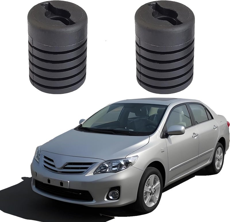 UTMEKUKI EIVEA Hood Bumper Stops Rubber cushion - Bonnet Cushion Hood Bumper Stops for Toyota Crown Highlander Verso Corolla Fit Cushion Stoppers Black Rubber-2 Pcs1 Budget global standard quality - Image 1