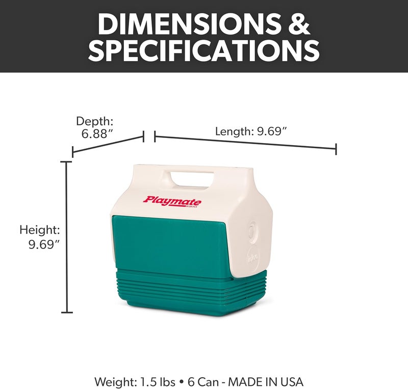 Igloo Playmate Cooler - 7 Quart Portable Insulated Cooler - Image 2