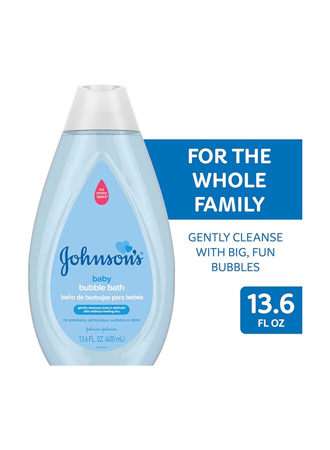 Johnson's Baby Bubble Bath For Gentle Baby Skin Care, 13.6 fl. oz - Image 2