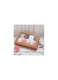 General 15-Pack Cookie Boxes, 14" x 10" x 2.5" Bakery Boxes with Window, Auto-Popup Treat Boxes, Donut Boxes for Cookies, Muffins and Pastries  - Image 3