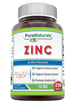 Zinc Gluconate 50 Mg 250 Tablets