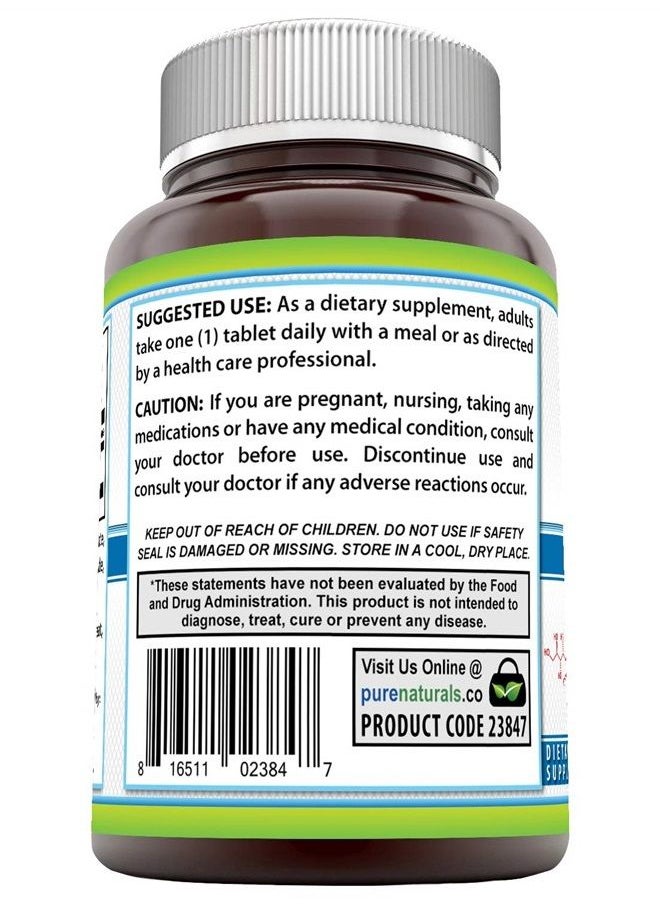 Pure Naturals - Zinc Gluconate 50 Mg 250 Tablets - Image 1