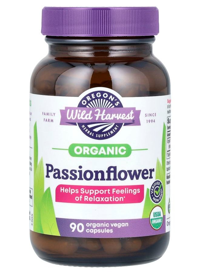 Organic Passionflower 90 Organic Vegan Capsules - pzsku/Z707F0228FBDD6CDEF54EZ/45/_/1730767386/c1454006-6de9-47e2-84ec-abd3288172c2