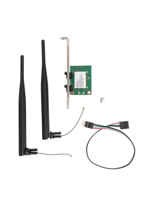 BCM4323 WiFi Card 300Mbps 2.4G 5G Dual Band Built in 9 Pin USB Wireless Network Card Adapter with Dual Antenna for PC