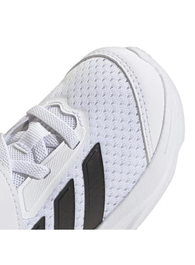 adidas حذاء جري أبيض للأطفال دورامو