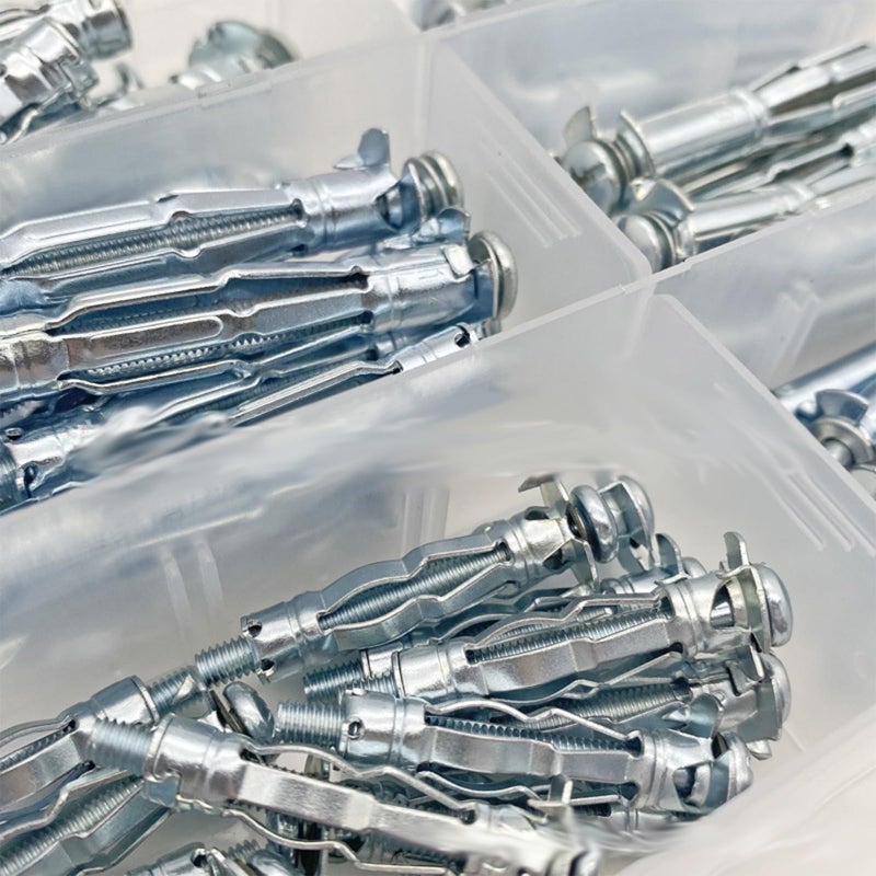 يُسلِّم مجموعة متنوعة من 48 قطعة من مسامير التثبيت المعدنية المجوفة، مسامير تثبيت مجوفة مجلفنة/مسامير توسيع مجوفة، مسامير تثبيت جدارية مجوفة - Image 5