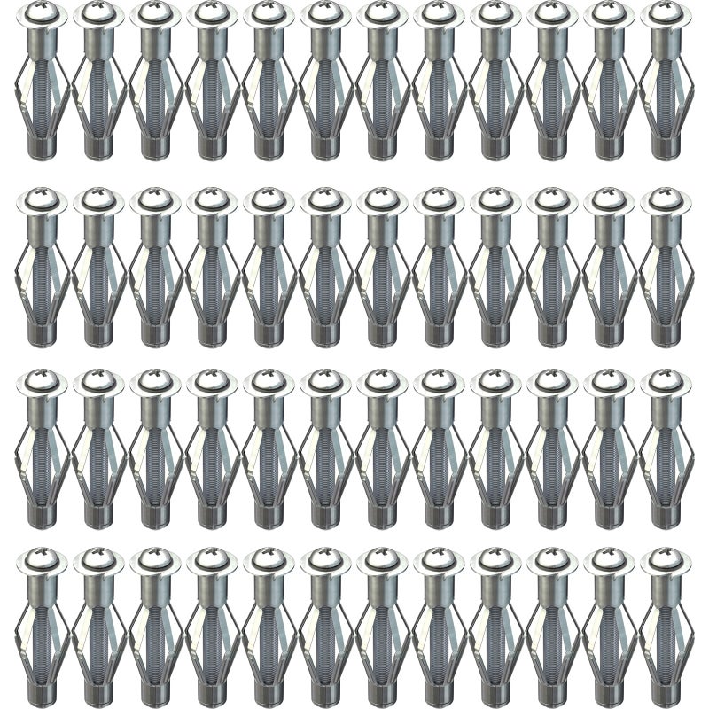 يُسلِّم مجموعة متنوعة من 48 قطعة من مسامير التثبيت المعدنية المجوفة، مسامير تثبيت مجوفة مجلفنة/مسامير توسيع مجوفة، مسامير تثبيت جدارية مجوفة - Image 1