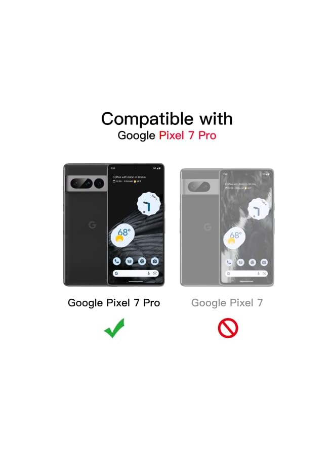 جي تيك قضية لـ Google Pixel 7 Pro ، غطاء مصد هاتفي مقاوم للصدمات ، مضاد للخلع Clear Back (HD Clear) - Image 2