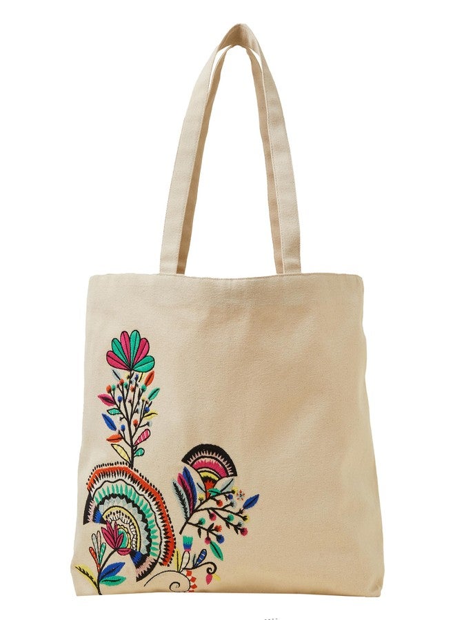 أكسيسورايز حقيبة تسوق مطرزة للنساء من أكسسورايز لندن - Image 1