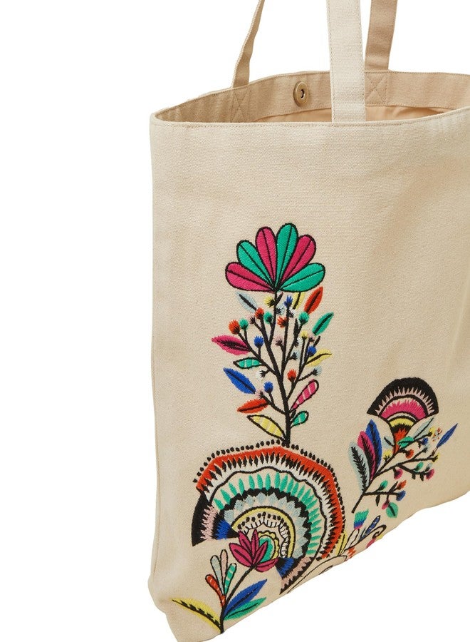 أكسيسورايز حقيبة تسوق مطرزة للنساء من أكسسورايز لندن - Image 3