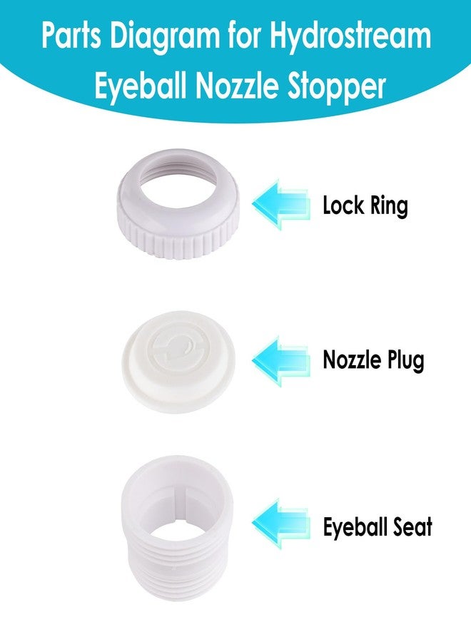 EAORBD Pool Jet Nozzle Covers for Hayward Sp1419D Eyeball Nozzle, Pool Winter Seal Plugs, Pool Winter Return Jet Cover 2 Pack - Image 2