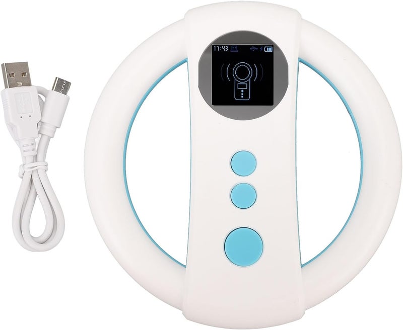 Pet Microchip Scanner, Handheld Rechargeable Pet Chip ID Tag Scanner, 134.2kHz 125khz Pet ID Scanner Rechargeable Animal Chip Registration with 500 Data Storage for Animal Pets - Image 1