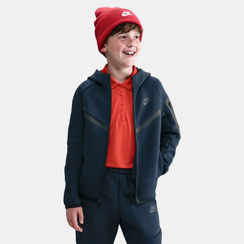 نايكي Kids' Sportswear Tech Fleece Full-Zip Hoodie