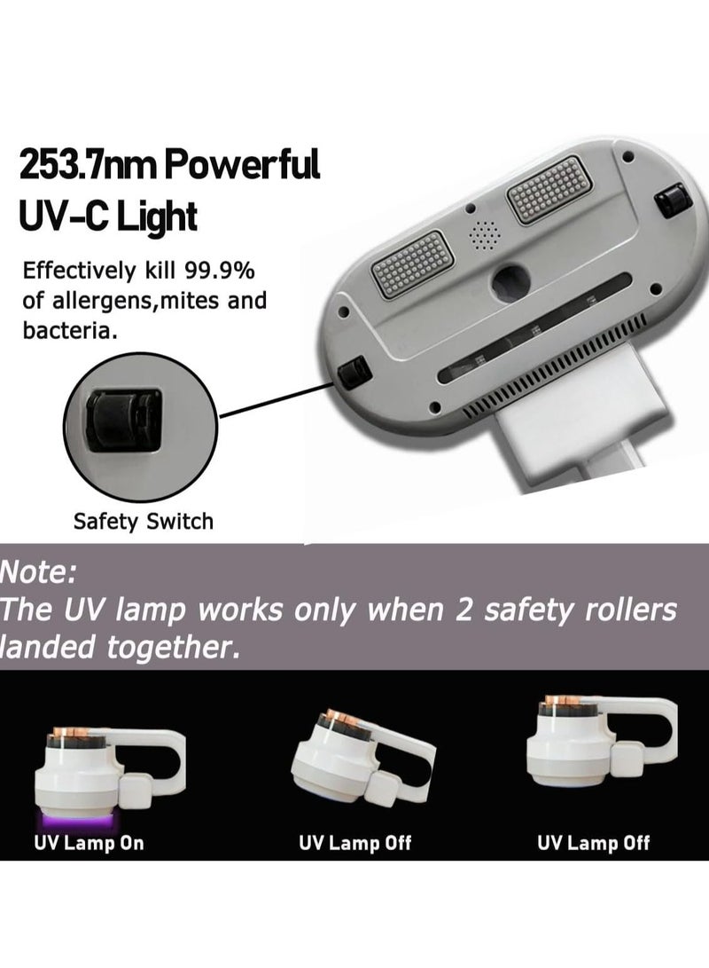 KASTWAVE Anti-allergen Mattress Vacuum, Bed Vacuum Cleaner W/UVC, True HEPA, Ultrasonic Vacuum, Powerful Suction, Removes Pet Hair, Dust Mite, Bacteria, Pollen, Dander for Deep Clean On Fabric - Image 5