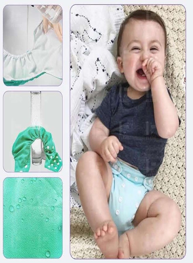 Softlia Reusable Cloth Diaper for Babies | Washable, Adjustable, Leak-Proof with Absorbent Insert (0-3 Years) (5) - Image 2