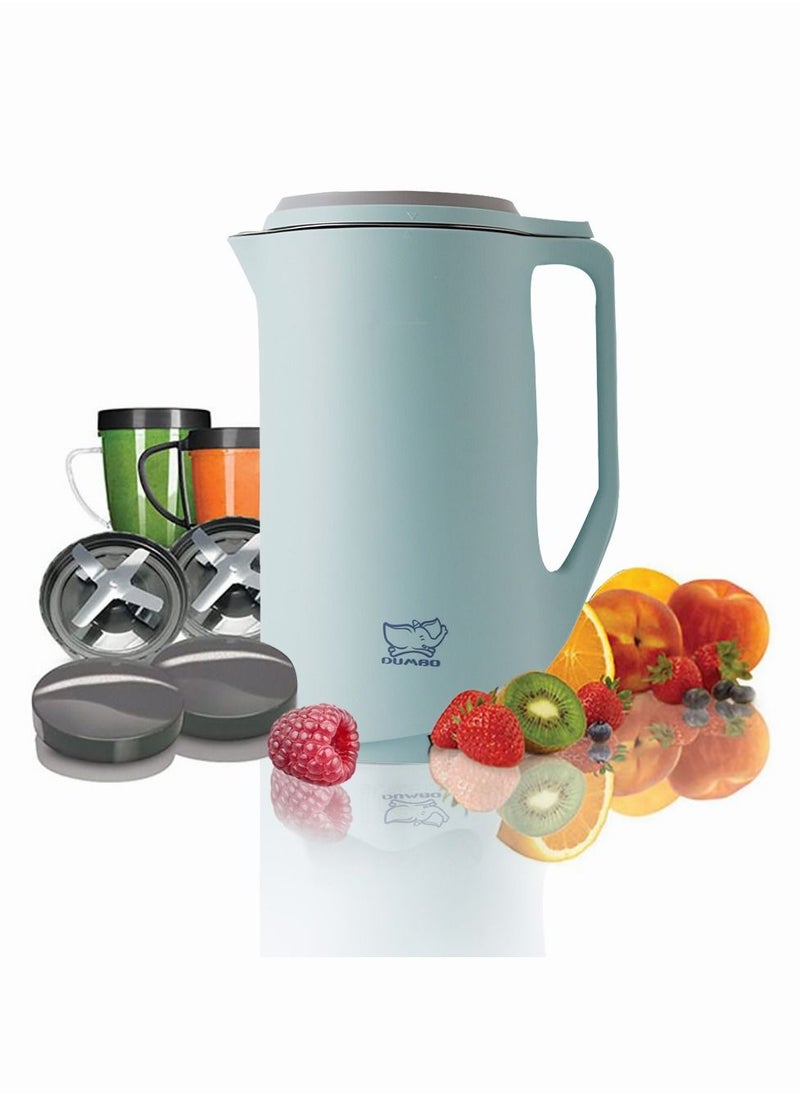 DUMBO - Wall-breaking Cooking Soymilk Machine Grinder Juicer 400ml 400W DB-03 Green - Image 1